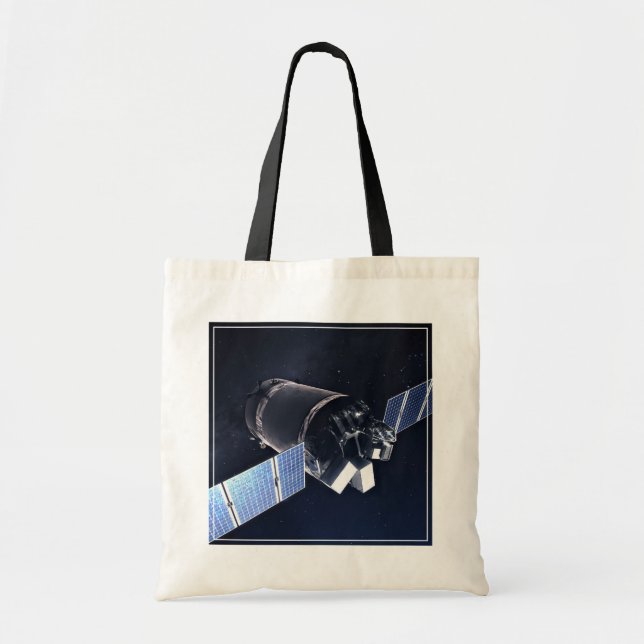 Bolsa Tote Ilustração Da Nave Espacial Xl Do Dragão. (Frente)