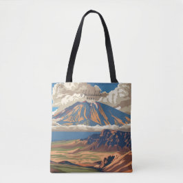 Bolsa Tote Ilustração da Viagens vintage Haleakala Hawaii
