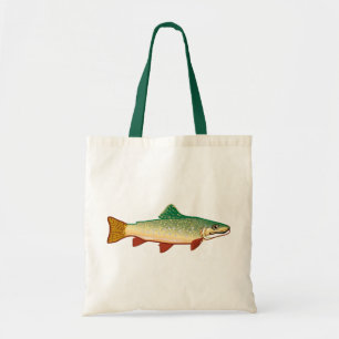 Bolsa Tote Ilustração de arte de peixe
