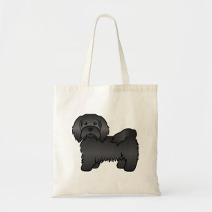 Bolsa Tote Ilustração de cachorro de desenho animado Havanês