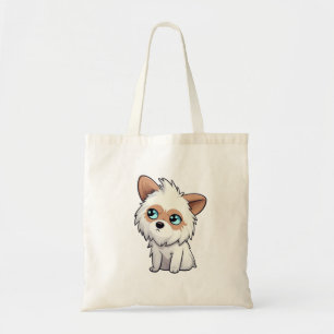 Bolsa Tote Ilustração de cão de desenho animado