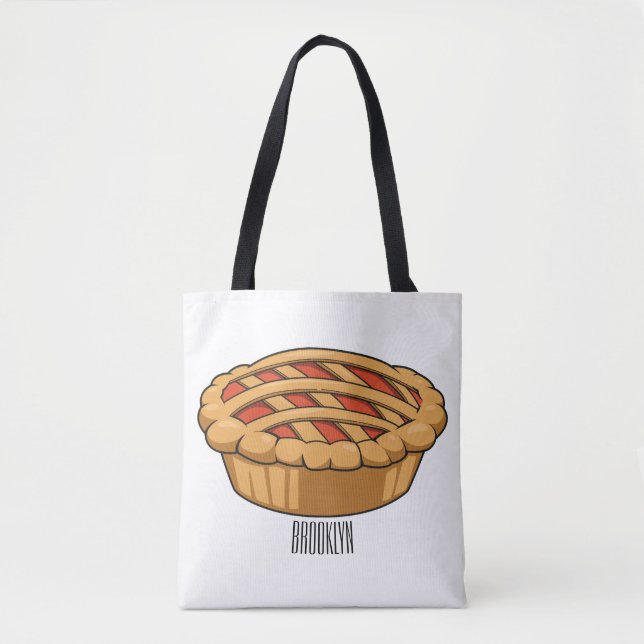 Bolsa Tote Ilustração de desenho animado (Frente)