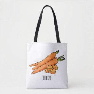 Bolsa Tote Ilustração de desenho animado