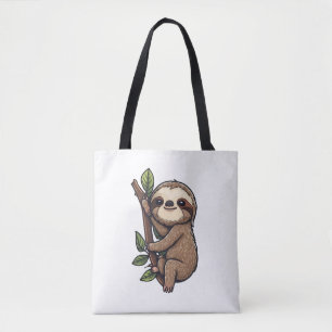 Bolsa Tote Ilustração de desenho animado