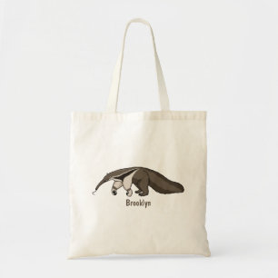 Bolsa Tote Ilustração de desenho animado alegre de uma acom