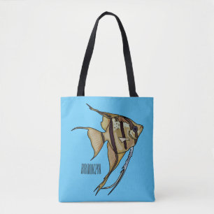 Bolsa Tote Ilustração de desenho animado de Angelfish