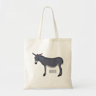 Bolsa Tote Ilustração de desenho animado de Donkey
