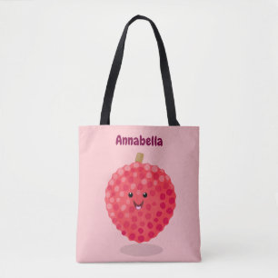 Bolsa Tote Ilustração de desenho animado em forma de letra