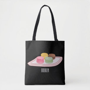 Bolsa Tote Ilustração de desenho de Macaron