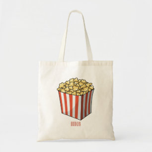 Bolsa Tote Ilustração de desenho de pipoca