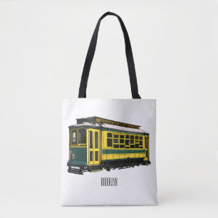 Bolsa Tote Ilustração de desenho do carrinho de Mata