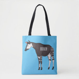 Bolsa Tote Ilustração de desenho em Okapi