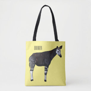 Bolsa Tote Ilustração de desenho em Okapi