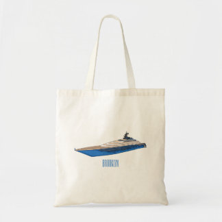 Bolsa Tote Ilustração de desenho em Yacht