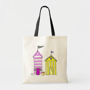 Bolsa Tote Ilustração de Huts de praia 3
