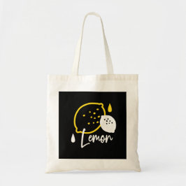Bolsa Tote Ilustração de Limão de abstrato - Citrinos frescos