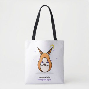 Bolsa Tote Ilustração de Raposa Caprichosa