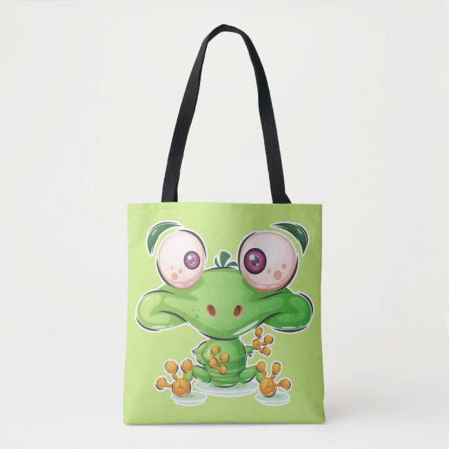 Bolsa Tote Ilustração de Superlindagem de Froggie (Frente)