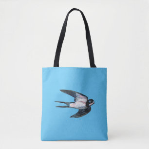 Bolsa Tote Ilustração de Voo de Engorda de Barn