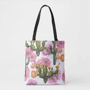 Bolsa Tote Ilustração desenhada à mão. Desenho de aquarela. C