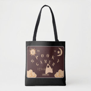 Bolsa Tote Ilustração do jogo divertido Spooky Gamer