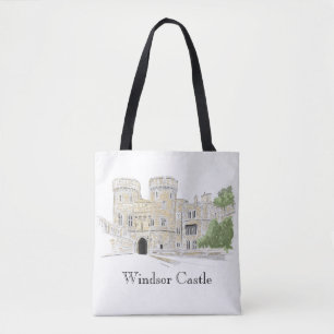 Bolsa Tote Ilustração do Landmark Icônico do Castelo de Winds