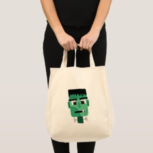 Bolsa Tote Ilustração do Monstro de Frankenstein