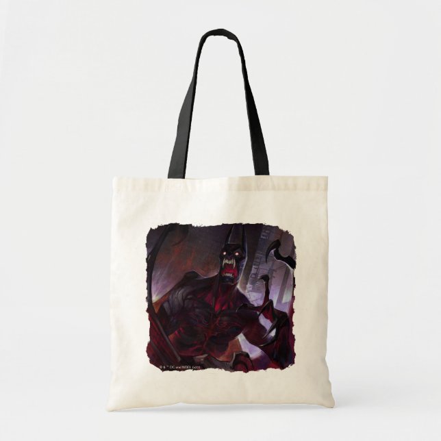 Bolsa Tote Ilustração do Vampiro Batman de Crise Infinita (Frente)