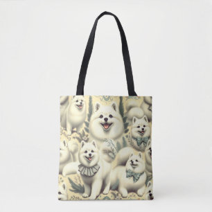 Bolsa Tote Ilustração Eskimo Retro-Americana
