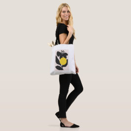 Bolsa Tote Ilustração Floral Arte