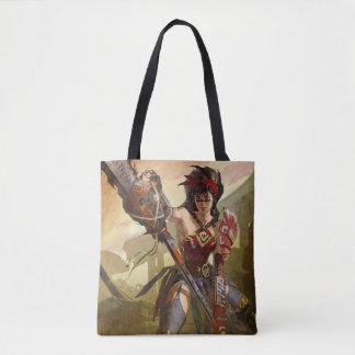 Bolsa Tote Ilustração Infinita de Mulher Maravilha Atômica de
