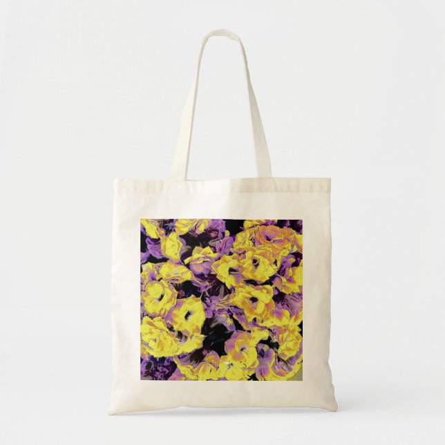 Bolsa Tote Ilustração - Planta Amarela de Kalanchoe (Frente)