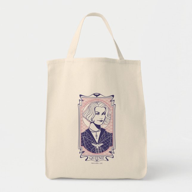 Bolsa Tote Ilustração QUEENIE GOLDSTEIN™ (Frente)