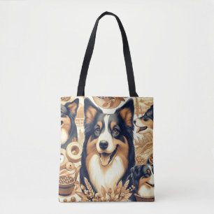 Bolsa Tote Ilustração Retro-australiana de Shepherd