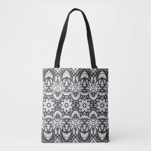Bolsa Tote Ilustração tribal inspirada 2 do estilo
