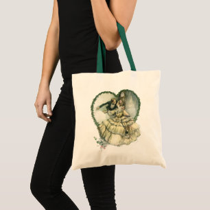 Bolsa Tote Ilustração Vintage de Harrison Fisher, Noiva e Noi
