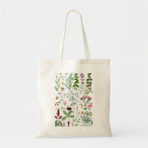 Bolsa Tote Ilustrações botânicas - plantas de Larousse