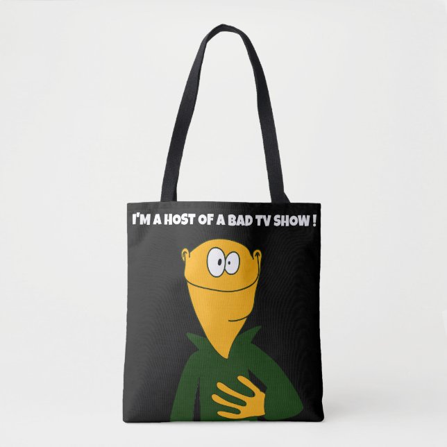 Bolsa Tote I'm a host of a bad TV show puppet (Frente)