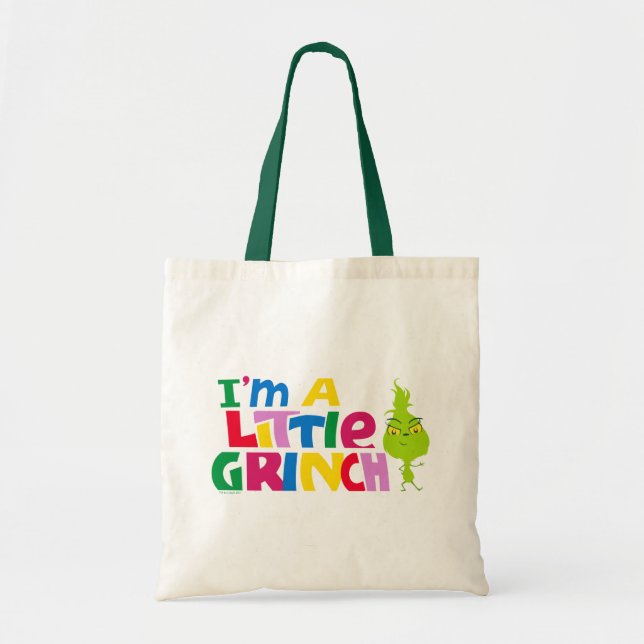 Bolsa Tote I'm a Little Grinch Colorful Graphic (Frente)