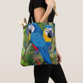 Bolsa Tote image: macaws from Brazil.
