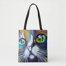 Bolsa Tote Image: The Gaze of the Cat.