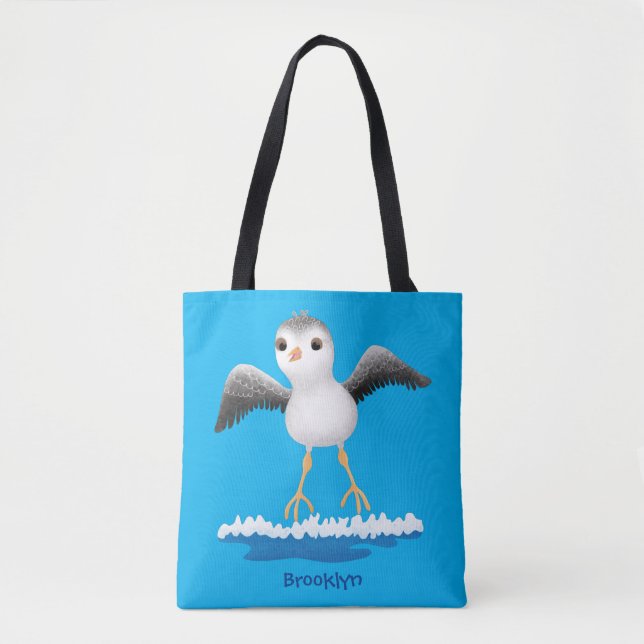 Bolsa Tote Imagem de desenho animado de lixívia para bebês (Frente)