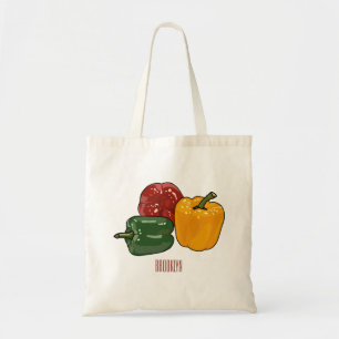 Bolsa Tote Imagem de desenho em Capsicum