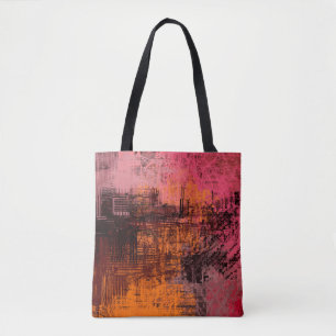 Bolsa Tote Imagem de ilustração do 2d com fundo abstrato. Ex