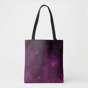 Bolsa Tote Imagem de paisagem com design gráfico astronômico