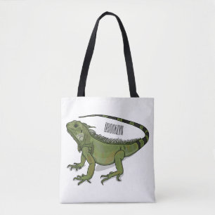 Bolsa Tote Imagem do desenho de Iguana