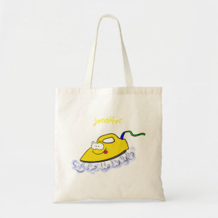Bolsa Tote Imagem engraçada da lavanderia de ferro