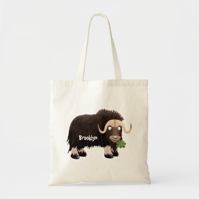 Bolsa Tote Imagem engraçada de desenho animado (Frente)
