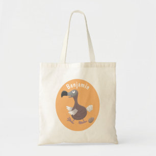 Bolsa Tote Imagem engraçada de desenho animado de pássaro dod