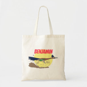 Bolsa Tote Imagem engraçada de desenho animado de pássaros